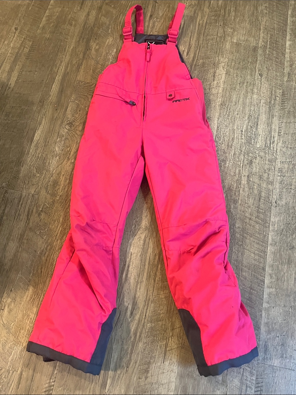 Pink Kids Insulated Snow Bibs